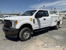 2017 Ford F250 4x4 Extended-Cab Service Truck Runs & Moves, Body & Rust Damage, Ck Eng. Light On, Po