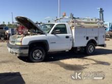 2004 Chevrolet Silverado 2500HD Service Truck Not Running, Condition Unknown, Cranks, No Key For Too