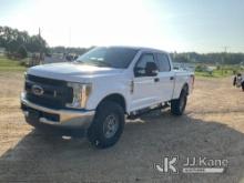 2018 Ford F250 4x4 Crew-Cab Pickup Truck Runs and Moves