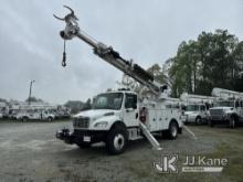 Altec DC47-TR, Digger Derrick rear mounted on 2019 Freightliner M2 106 4x4 Utility Truck Runs, Moves
