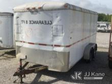 2007 Continental T/A Enclosed Cargo Trailer Body Damage) (Seller States: Needs Tires, Brakes & Compl