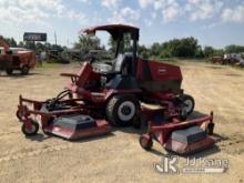 Toro Ground Master 580-D Zero Turn Riding Mower Runs, Moves, Mowers Operate