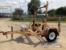 (South Beloit, IL) 2011 JTC Sales JTC7000V2 Self-Loading Hydraulic Reel Trailer