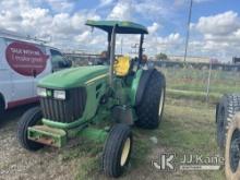 (Waxahachie, TX) 2009 John Deere 5075M Rubber Tired Utility Tractor, City of Plano Owned Runs & Move
