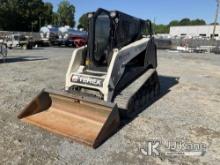 (China Grove, NC) 2012 Terex PT-100 G Skid Steer Loader Runs, Moves & Operates) (Broken Door Hinge