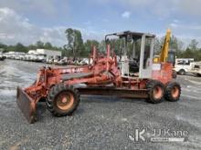 (China Grove, NC) 1997 Fiat Allis FG65C Motor Grader Runs, Moves & Operates) (Hours Unknown