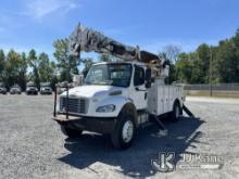 Altec DC47-TR, rear mounted on 2014 Freightliner M2 106 4x4 Utility Truck Runs , Moves & Upper Opera