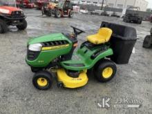 2011 John Deere D110 Lawn Mower Not Running, Condition Unknown) (Buyer Must Load