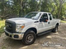 2013 Ford F250 4x4 Extended-Cab Pickup Truck Runs & Moves, TPS & Airbag Light On, Rust & Body Damage
