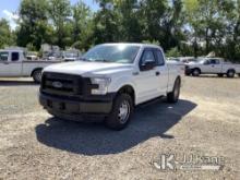 2016 Ford F150 4x4 Extended-Cab Pickup Truck Runs & Moves, Jump To Start, Check Engine Light On, Air