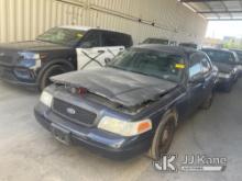 2006 Ford Crown Victoria Police Interceptor 4-Door Sedan Runs & Moves, Paint Damage