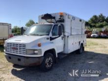 (Bellport, NY) 2007 GMC C5500 Enclosed High-Top Service Truck Runs & Moves, Body & Rust Damage) (Rem