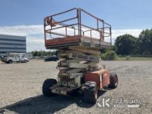 (Louisville, OH) 1998 JLG 33RTS 4x4 Self-Propelled Scissor Lift Runs, Moves & Operates, Electrical I