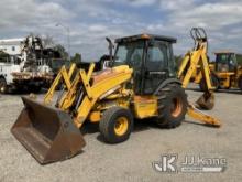 (Plymouth Meeting, PA) 2008 Case 590 Super M Tractor Loader Backhoe No Title) (Runs & Moves, Body &