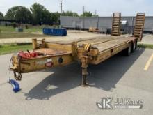 (Jeffersonville, IN) 2006 Belshe T10 T/A Tagalong Equipment Trailer Rust Damage