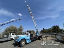 (Helena, MT) Skyhook 100 HD, Telescopic Non-Insulated Sign Crane/LadderLift rear mounted on 1985 Che