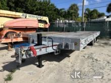 2019 Fabrique FT-40-2T T/A Galvanized Tilt Bed Tagalong Equipment Trailer Rust, Boards Popped Up)FL 