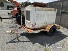 1995 Burkeen Portable Generator Non Running, Condition Unknown