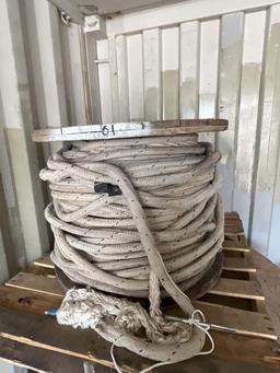 (2) SPOOLS OF 1" ROPE