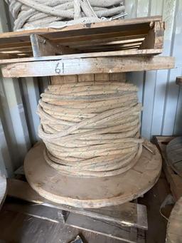 (2) SPOOLS OF 1" ROPE