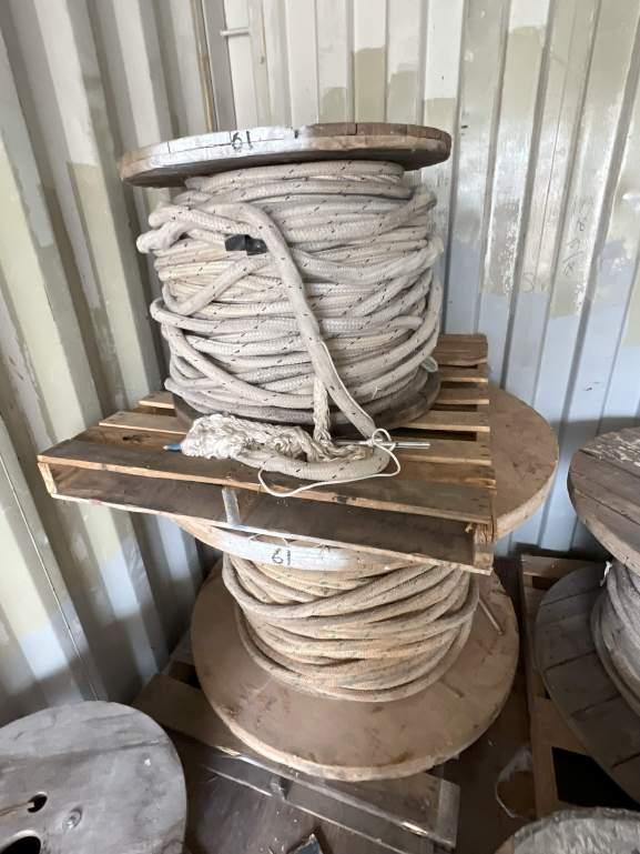 (2) SPOOLS OF 1" ROPE