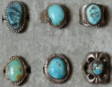 NATIVE AMERICAN STERLING & TURQUOISE!!