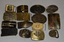 VINTAGE BRASS BELT BUCKLES!!