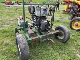 4-WHEEL FORE CART, 2-CYLINDER 25-HP DEUTZ DIESEL, 540 PTO, RECENTLY REBUILT MOTOR, 1-HYDRAULIC REMOT