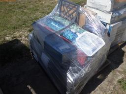 5-02166 (Equip.-Misc.)  Seller:Private/Dealer PALLET OF ASSORTED HOUSEHOLD ITEMS