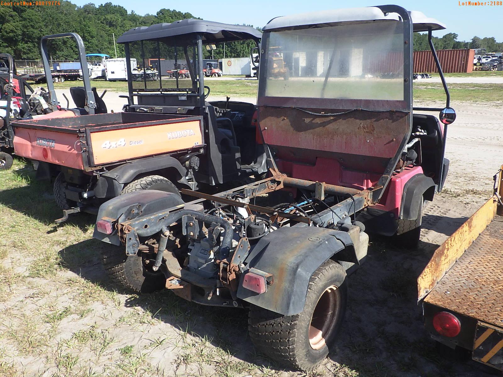 5-02188 (Equip.-Utility vehicle)  Seller: Gov-City Of Clearwater TORO 07369 SIDE