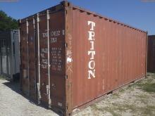 6-04091 (Equip.-Container)  Seller:Private/Dealer TRITON 20 FOOT METAL SHIPPING