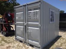 6-12320 (Equip.-Container)  Seller:Private/Dealer 10 FOOT METAL STORAGE CONTAINE