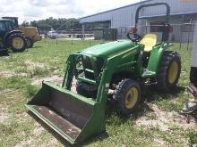 7-01114 (Equip.-Tractor)  Seller:Private/Dealer JOHN DEERE 3038E OROPS TRACTOR L