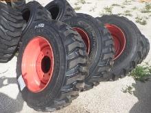 7-01582 (Equip.-Parts & accs.)  Seller:Private/Dealer (4) 10-16.5 EQUIPMENT TIRE