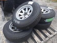 7-04144 (Equip.-Parts & accs.)  Seller:Private/Dealer (4) ST-225X75X15 TIRES ON