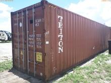 7-04227 (Equip.-Container)  Seller:Private/Dealer TRITON 40 FOOT METAL SHIPPING