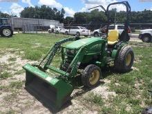 7-01220 (Equip.-Tractor)  Seller: Gov-Manatee County JOHN DEERE 2720 COMPACT ORO