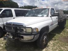 7-08241 (Trucks-Flatbed)  Seller: Florida State D.E.P. 2002 DODG RAM3500