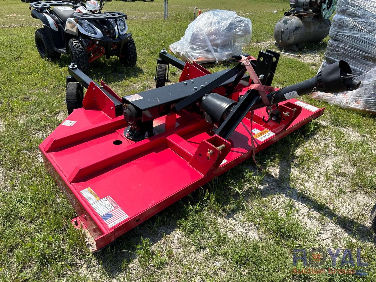 Unused Titan 96in Double Drive 3 Point Hitch Brush Mower 3-Point Attachment