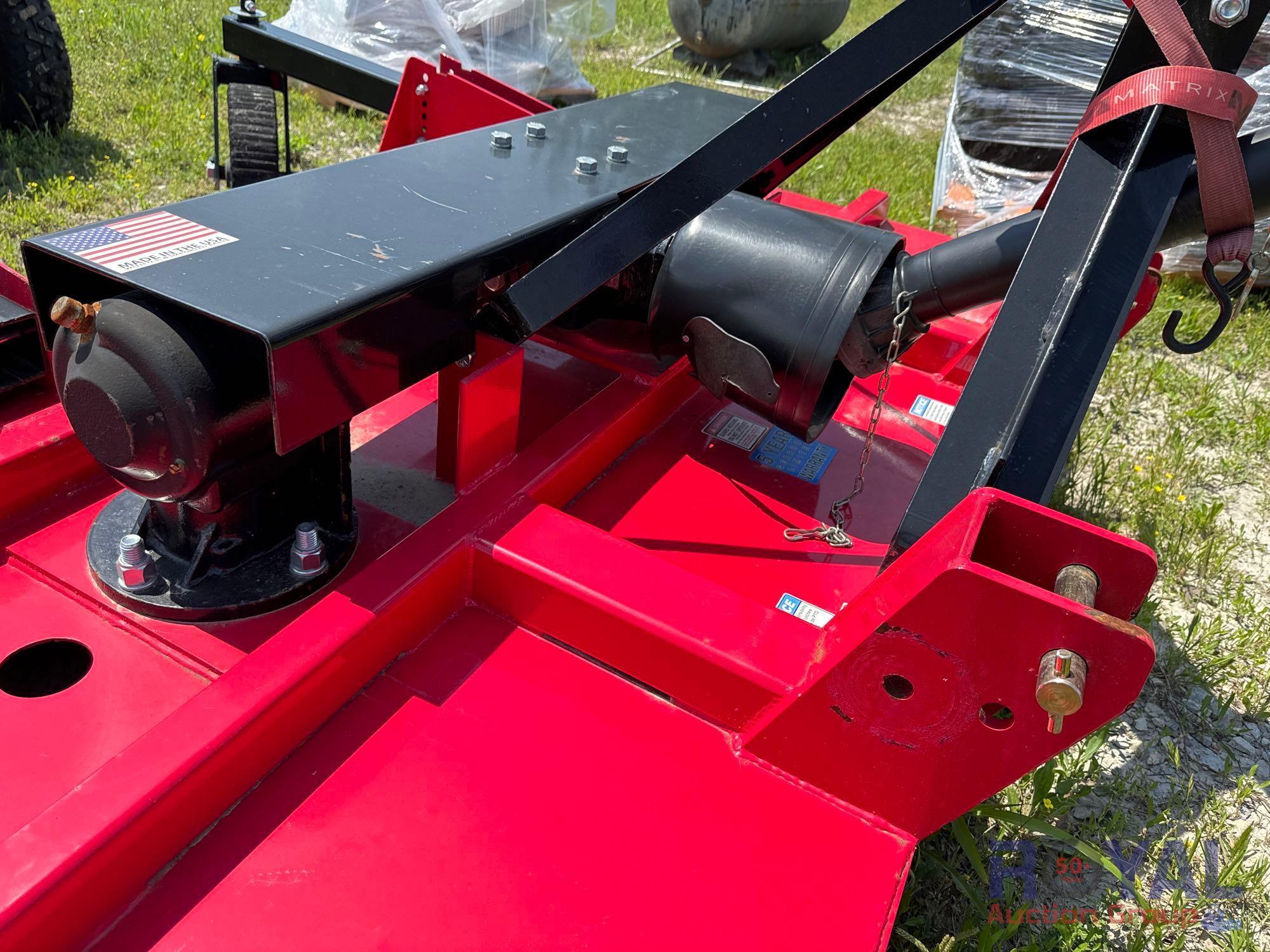 Unused Titan 96in Double Drive 3 Point Hitch Brush Mower 3-Point Attachment