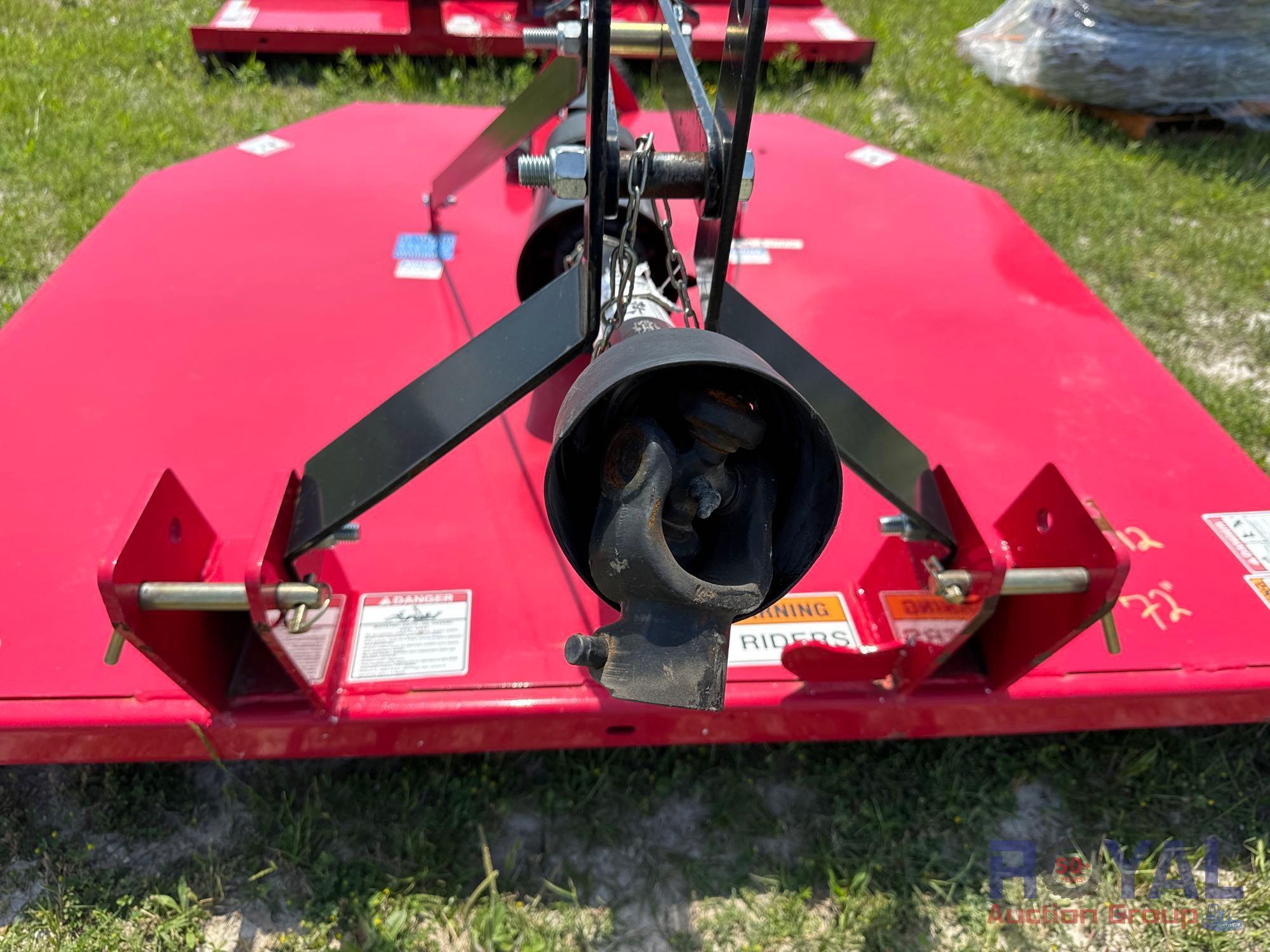 Unused Titan 72in 3 Point Hitch Brush Mower 3-Point Attachment