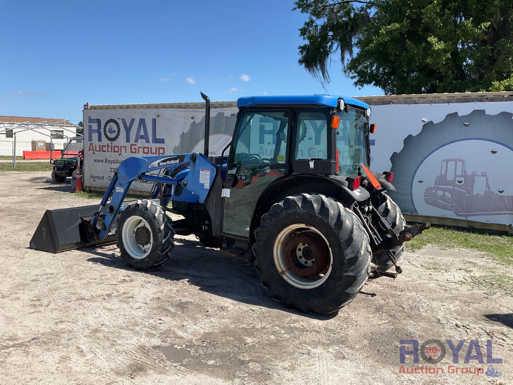 2005 New Holland TN75SA 4WD Utility Tractor