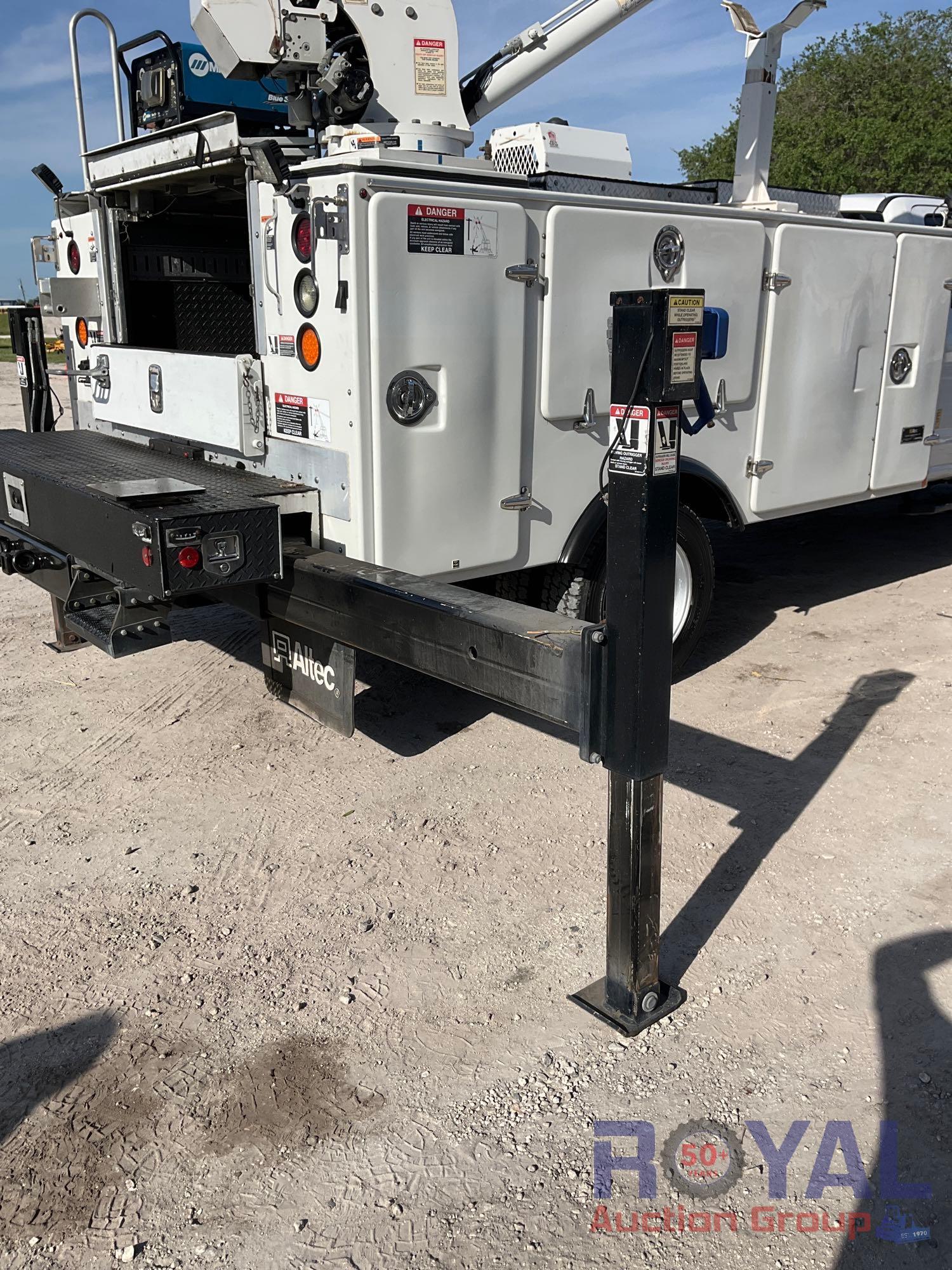 2018 Ford F550 Auto Crane HC-5 Service Crane Mechanics Truck