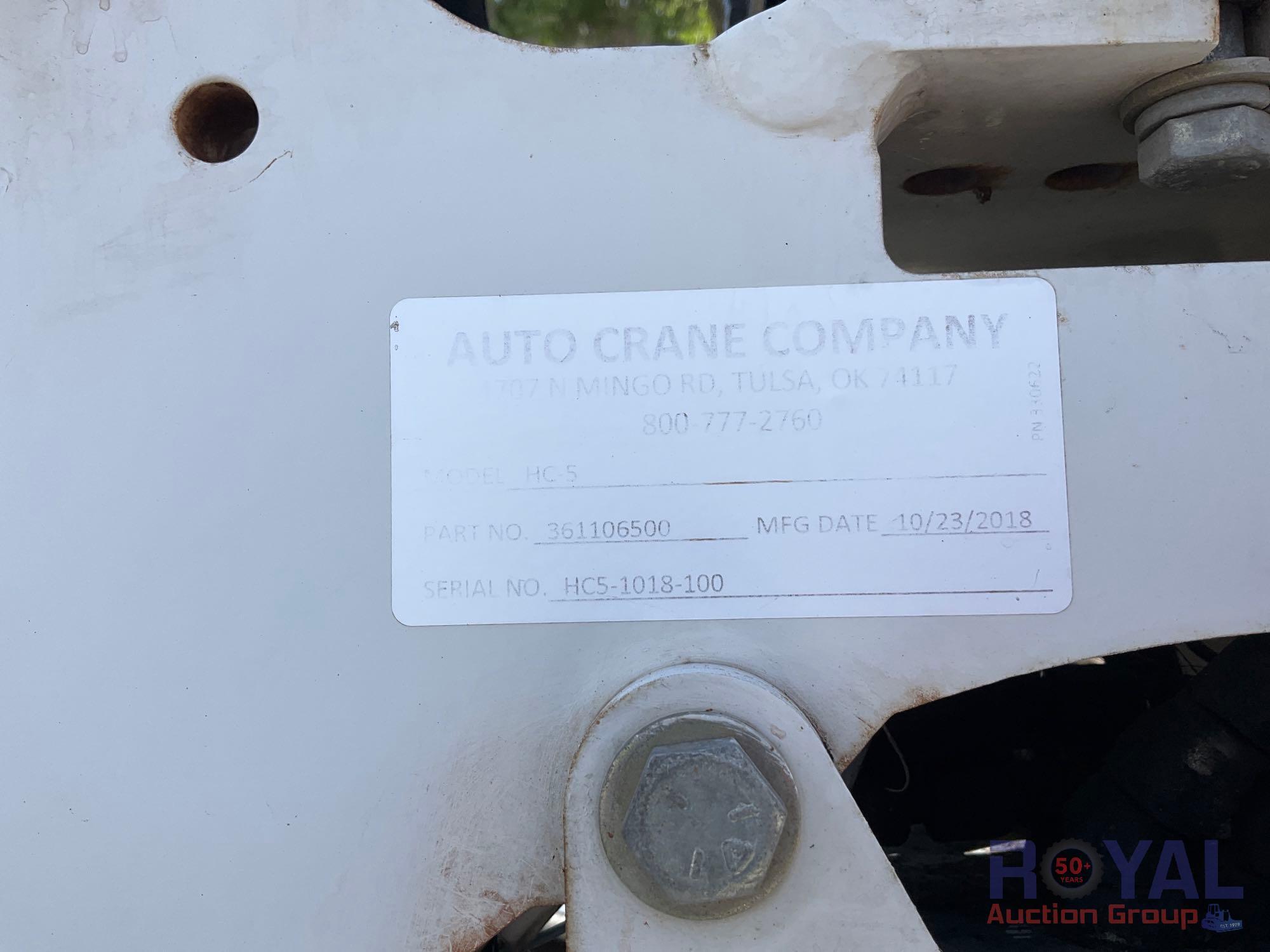 2018 Ford F550 Auto Crane HC-5 Service Crane Mechanics Truck