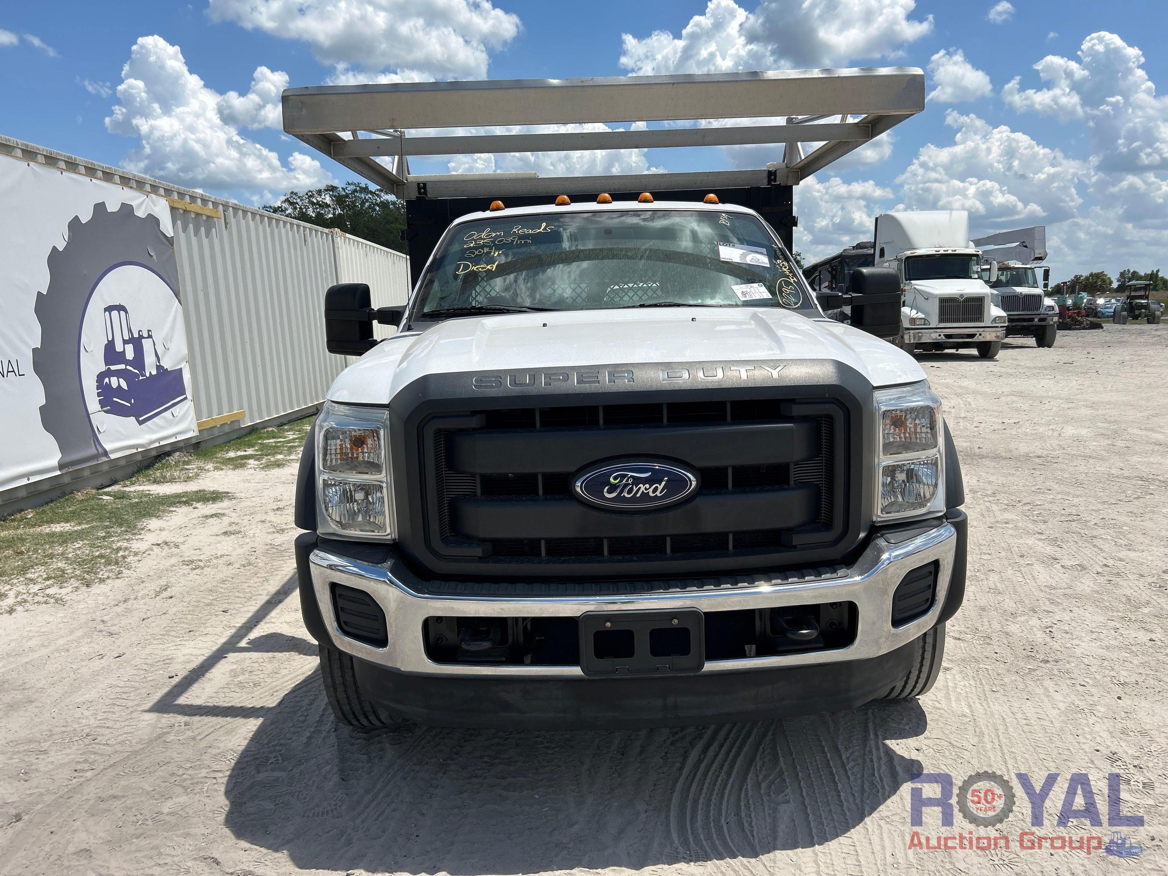 2014 Ford F550 12FT Flatbed Truck