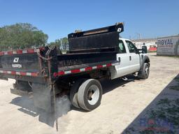 2008 Ford F550 Crew Cab Dump Truck