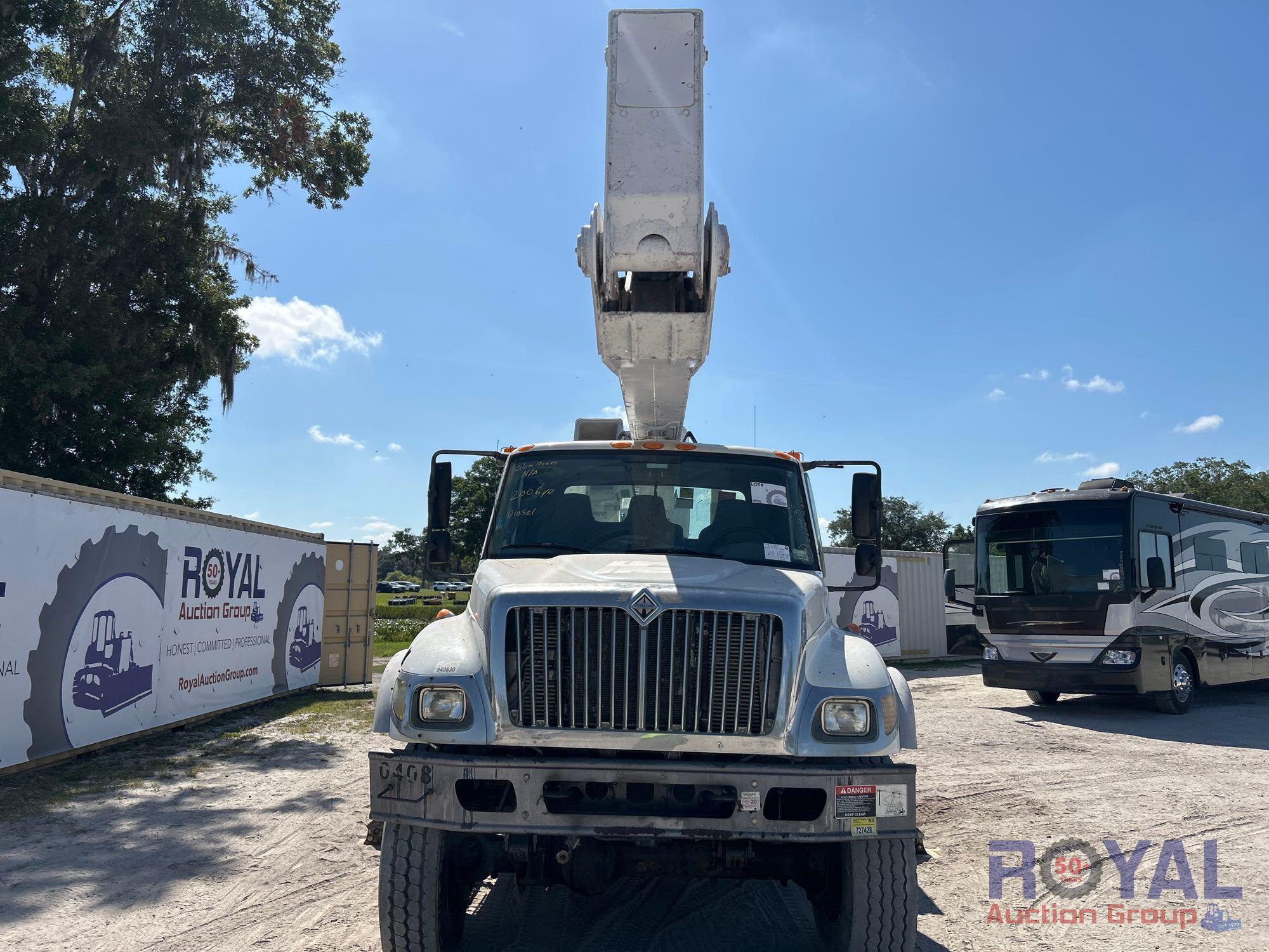 2007 International 7400 6x6 Altec A77T 77FT Bucket Truck