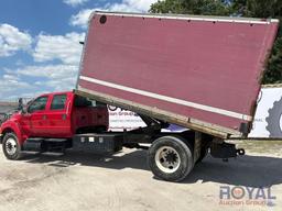 2012 Ford F750 Crew Cab 15ft Dump Truck