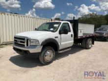 2001 Ford F450 12FT Flatbed Truck