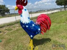 Rooster Lawn Art